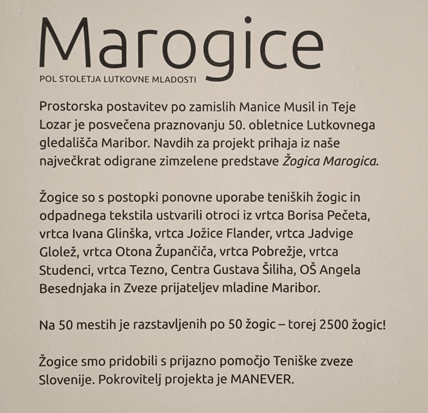 Sponzorji Mariborskega lutkovnega gledališča