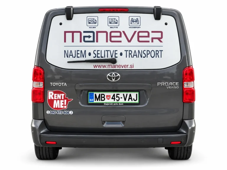 MB 45-VAJ Potniški L2H1, Toyota Pro ace-zadaj